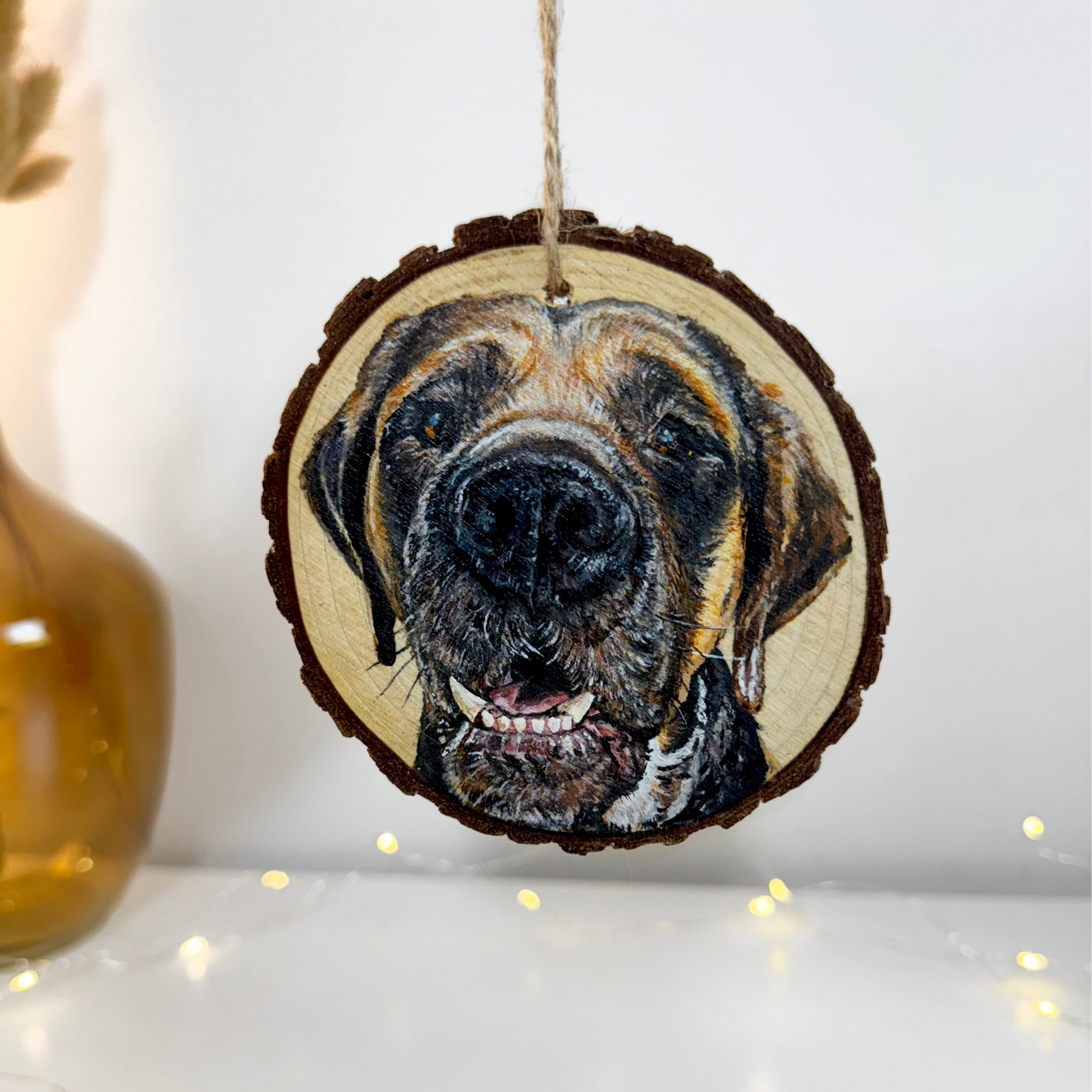 Custom Wood Pet Ornament