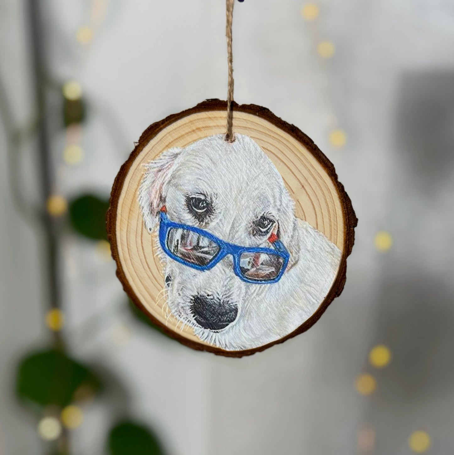 Custom Wood Pet Ornament