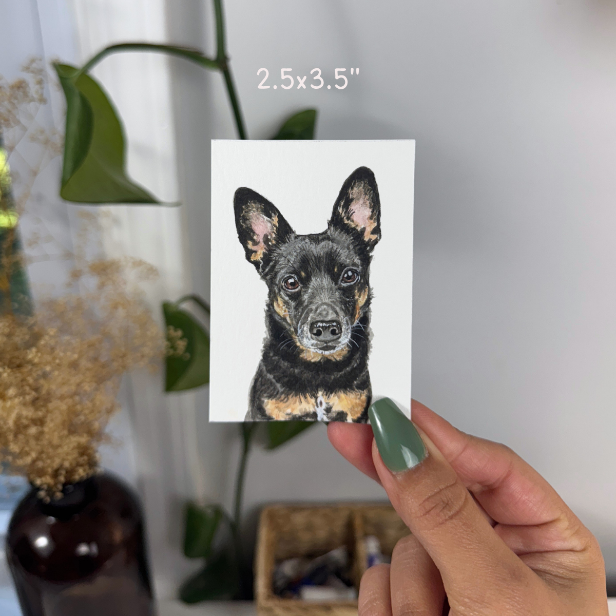 Custom Watercolor Pet Portrait