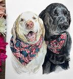 Custom Watercolor Pet Portrait