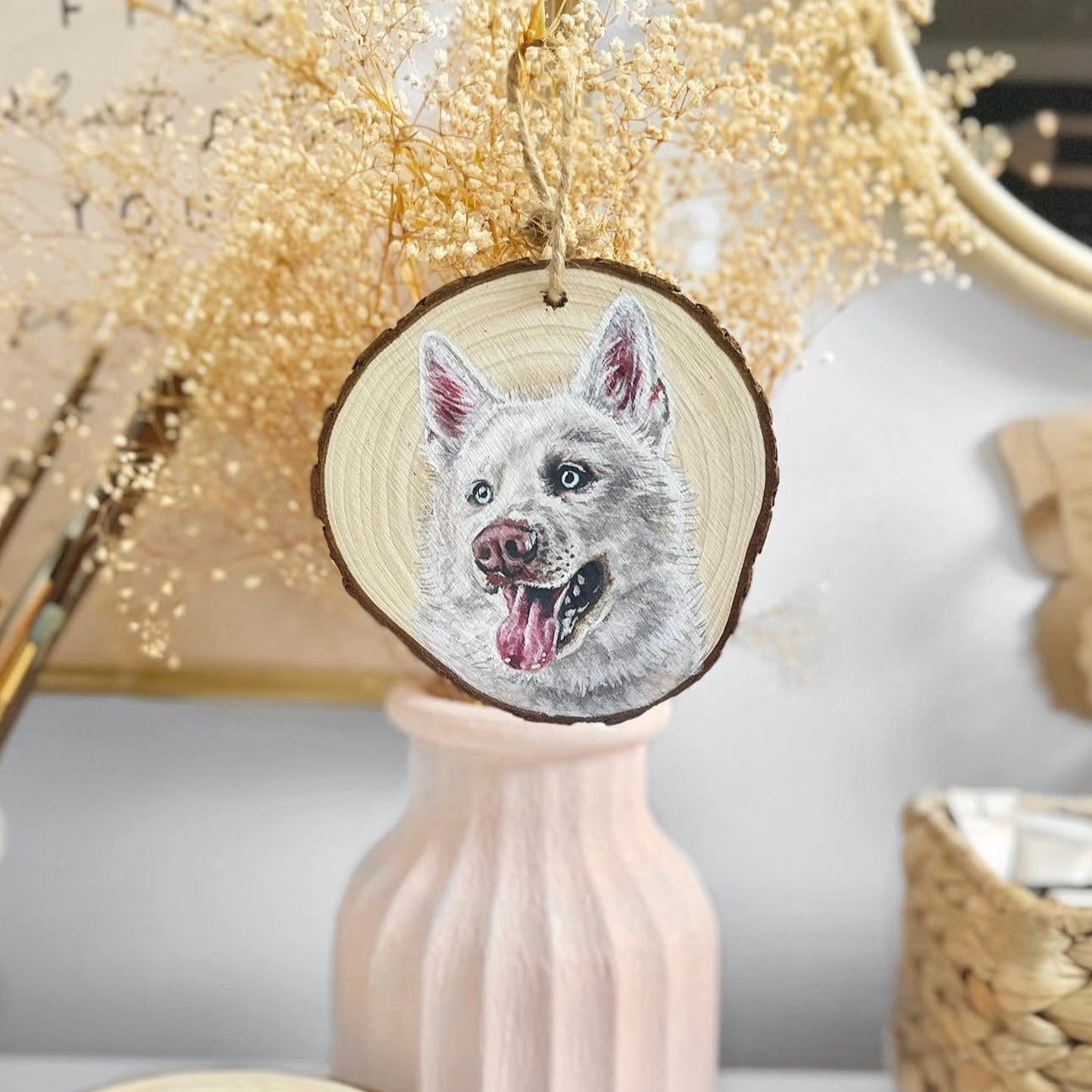 Custom Wood Pet Ornament