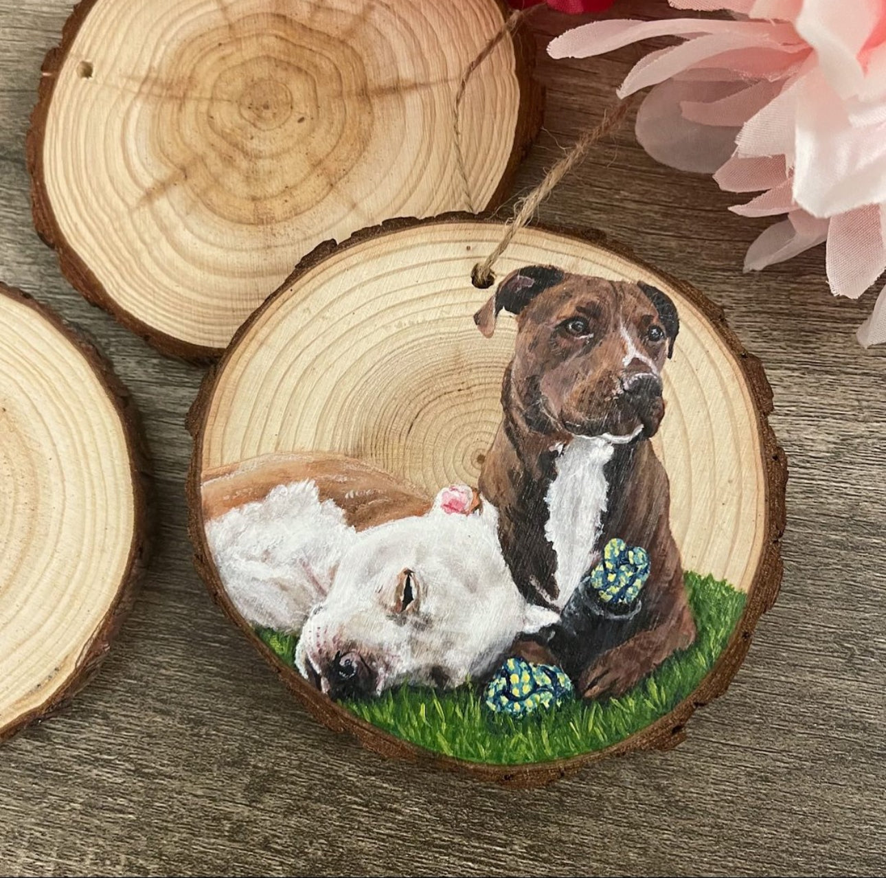 Custom Wood Pet Ornament