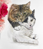 Custom Watercolor Pet Portrait