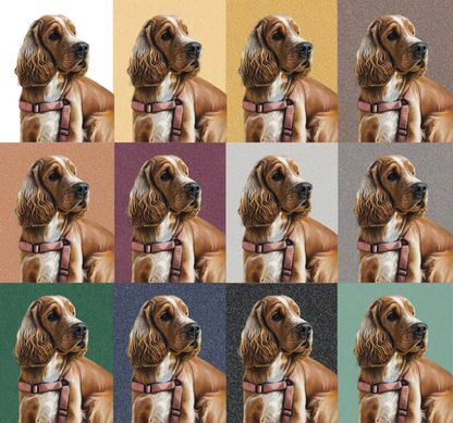 Custom Pastel Pet Portrait Drawing