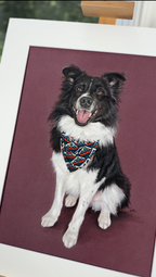 Custom Pastel Pet Portrait Drawing